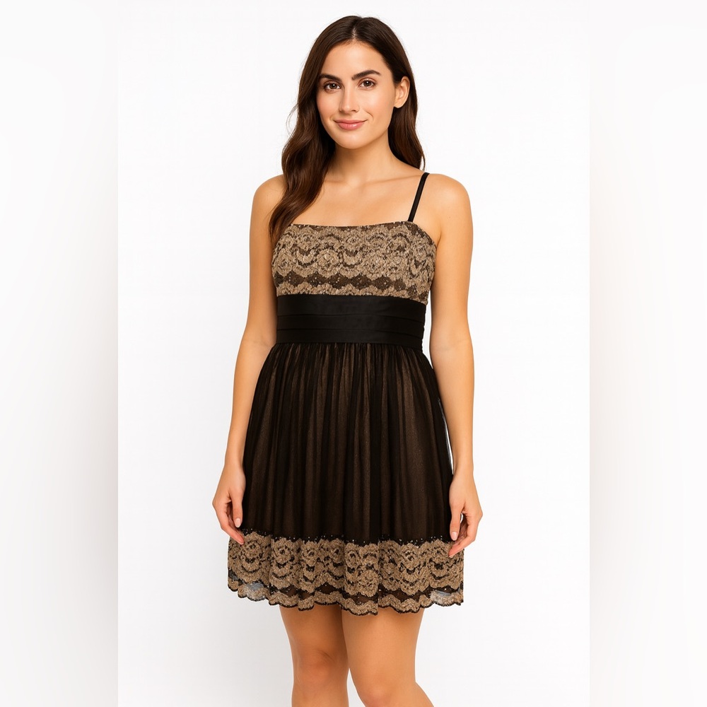 Black &Gold R&M Richards Dress